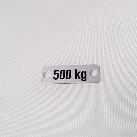 Load plate 500kg 9x26mm