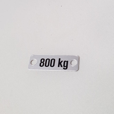 Load plate 800kg 9x26mm